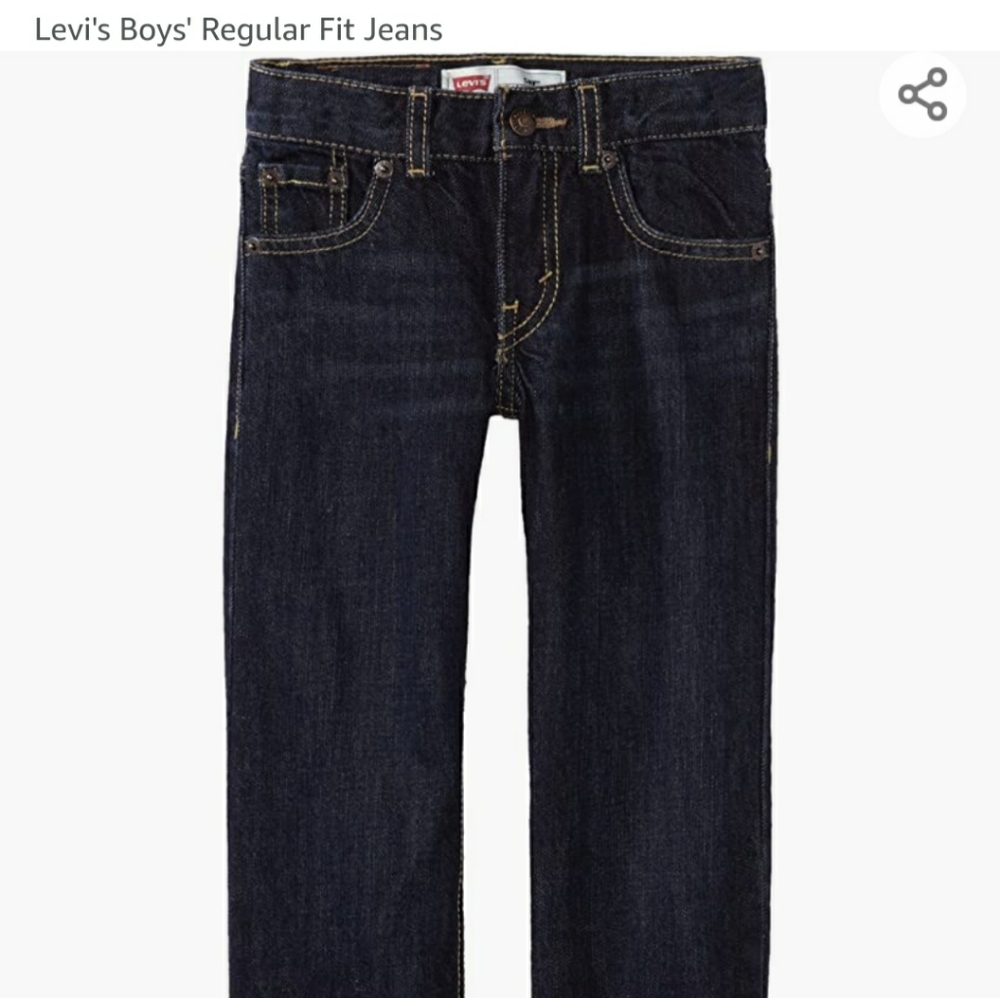 Boys Levi Jeans Sz 8...New with tags